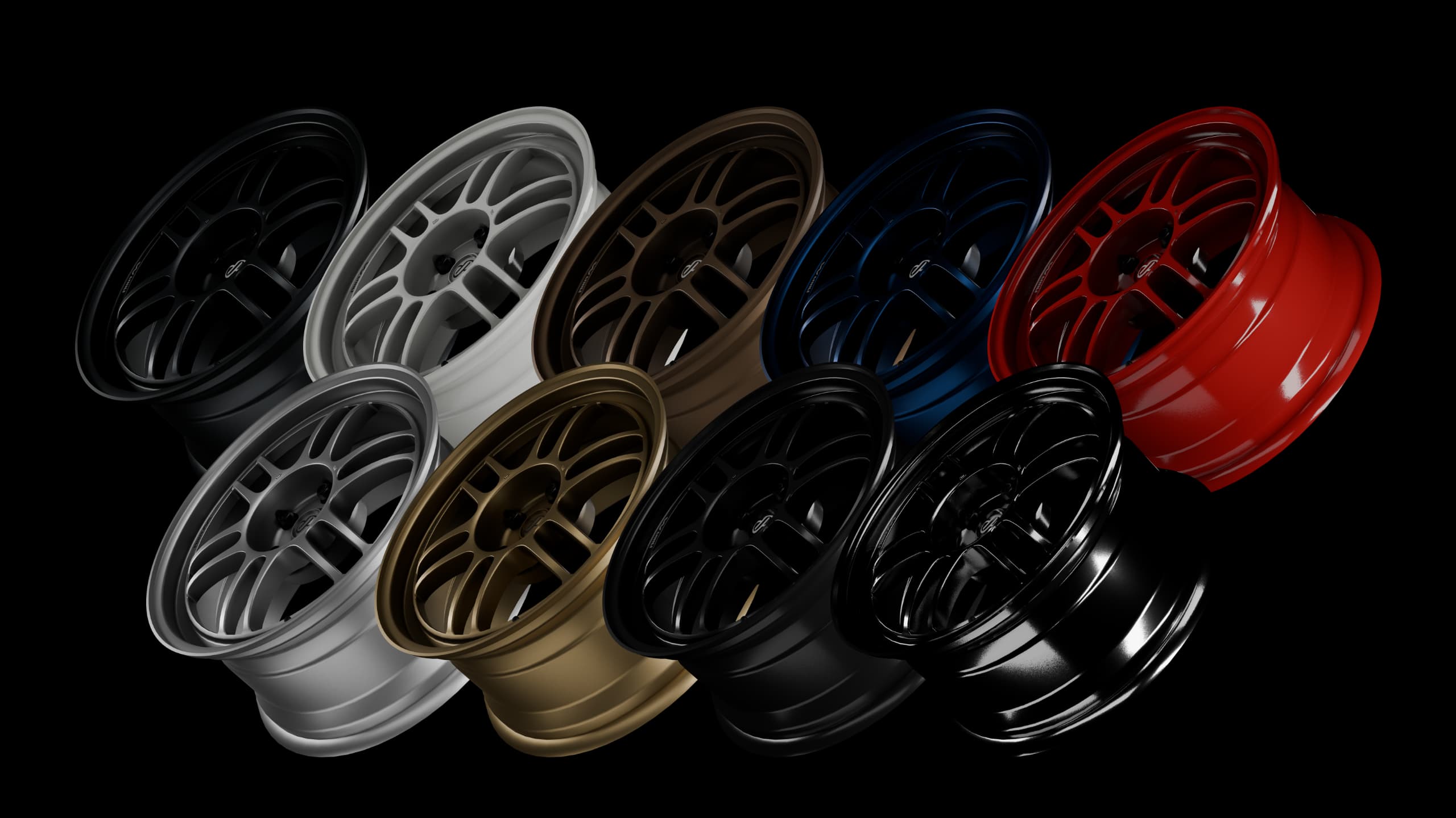 Enkei RPF1 - Photomatched 3D Model