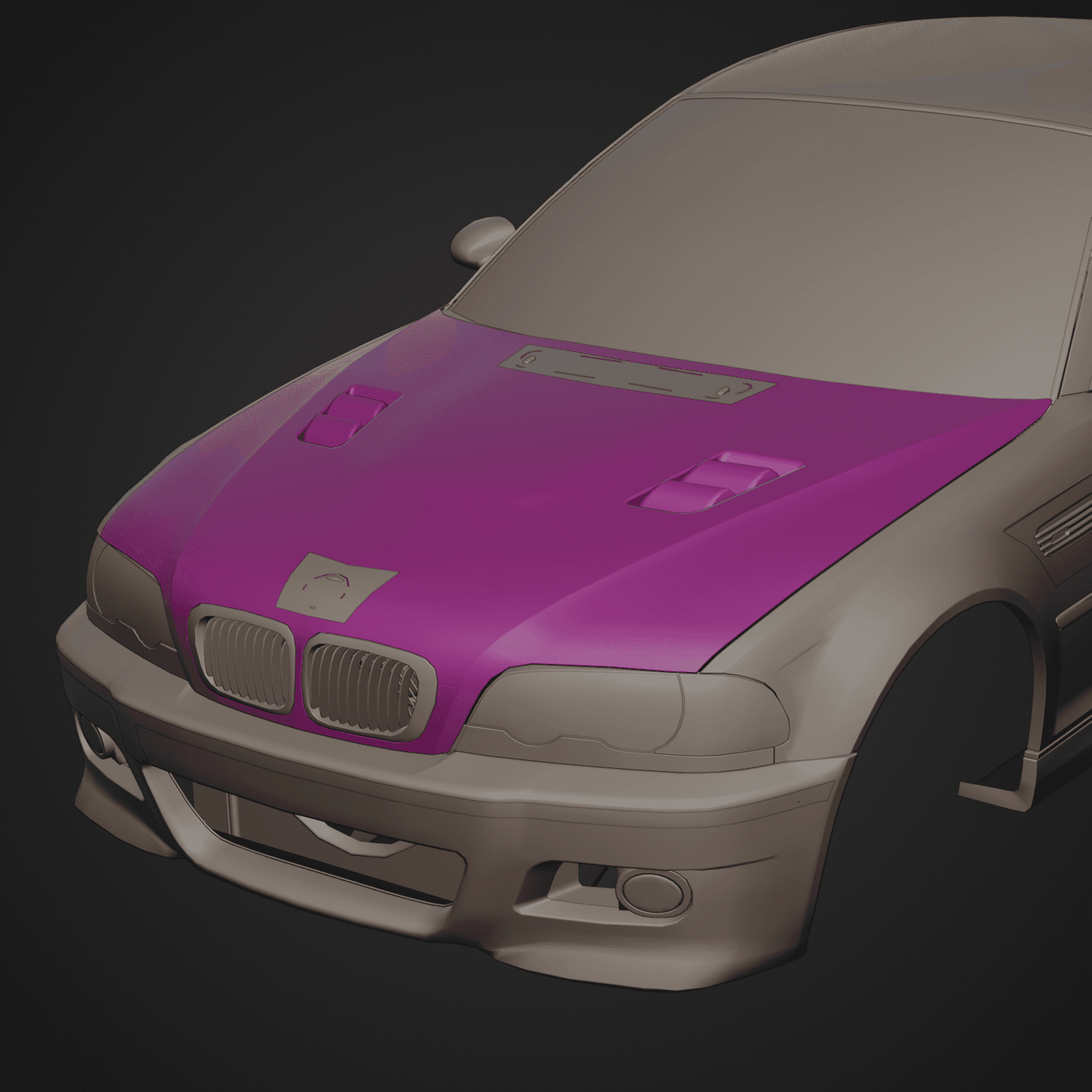 Vorsteiner E46 M3 V20 Aero Hood