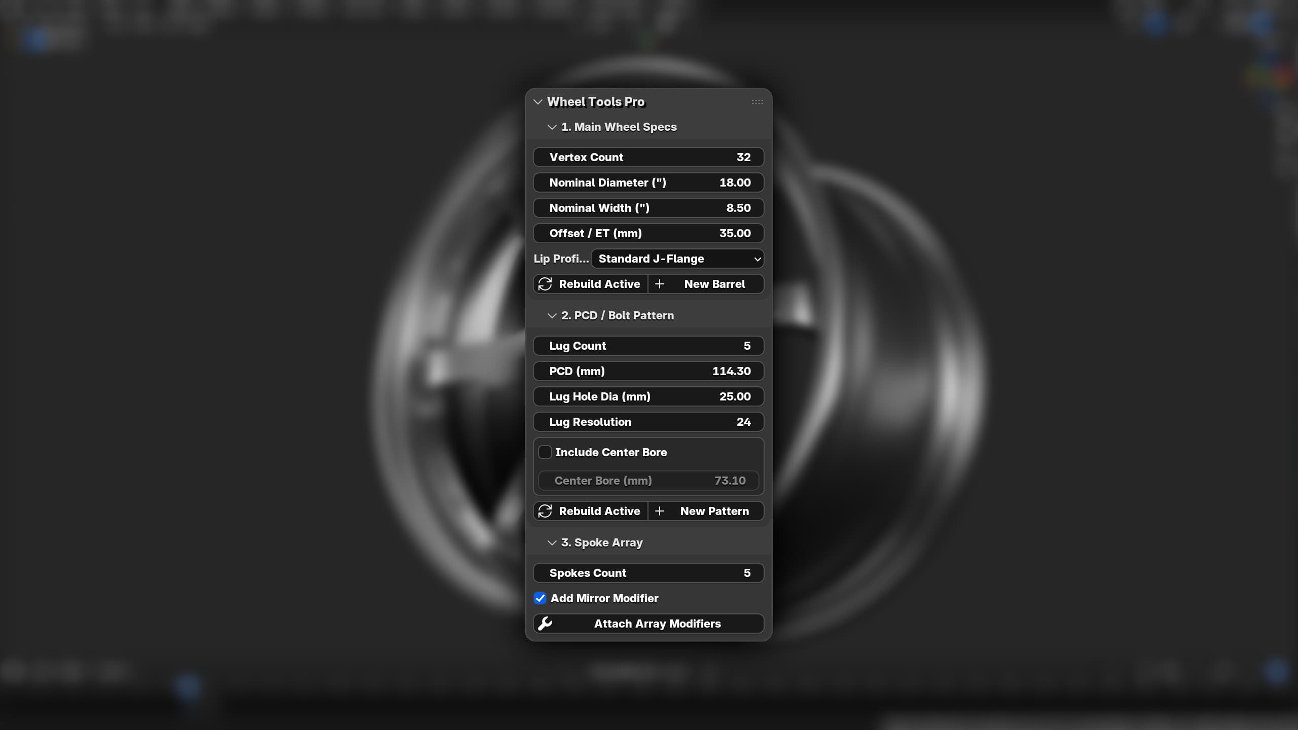 How I Streamlined 3D Wheel Modeling in Blender: Introducing Blender Wheel Tools