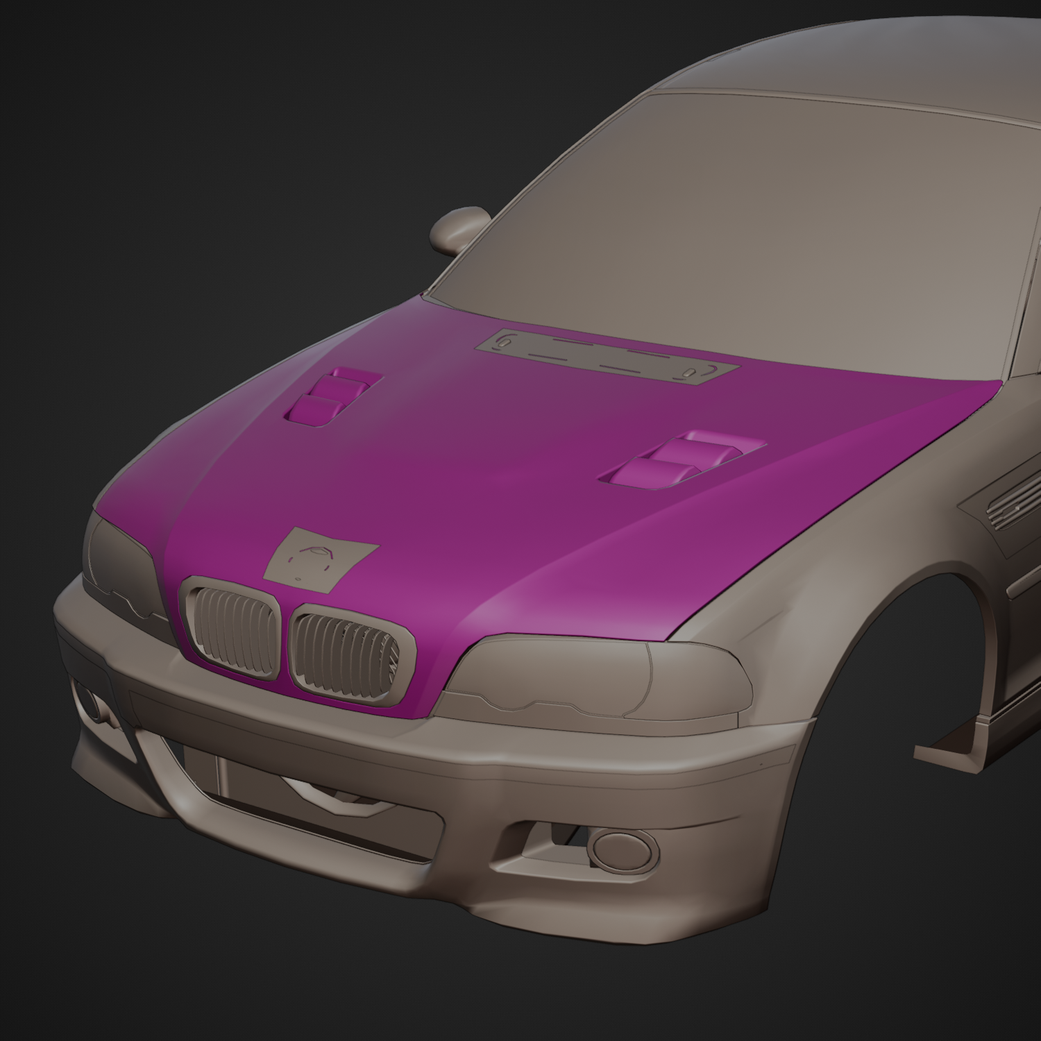Vorsteiner E46 M3 V20 Aero Hood